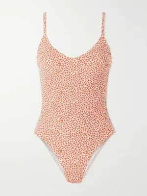Floral print swimsuit