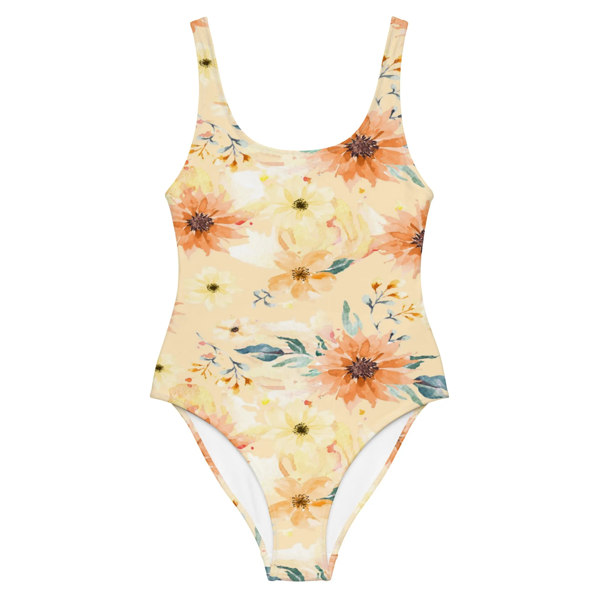 Floral-print swimsuits for ladies