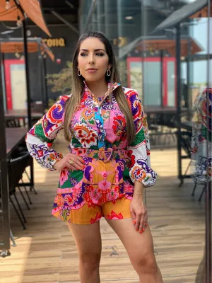 Floral Short Set