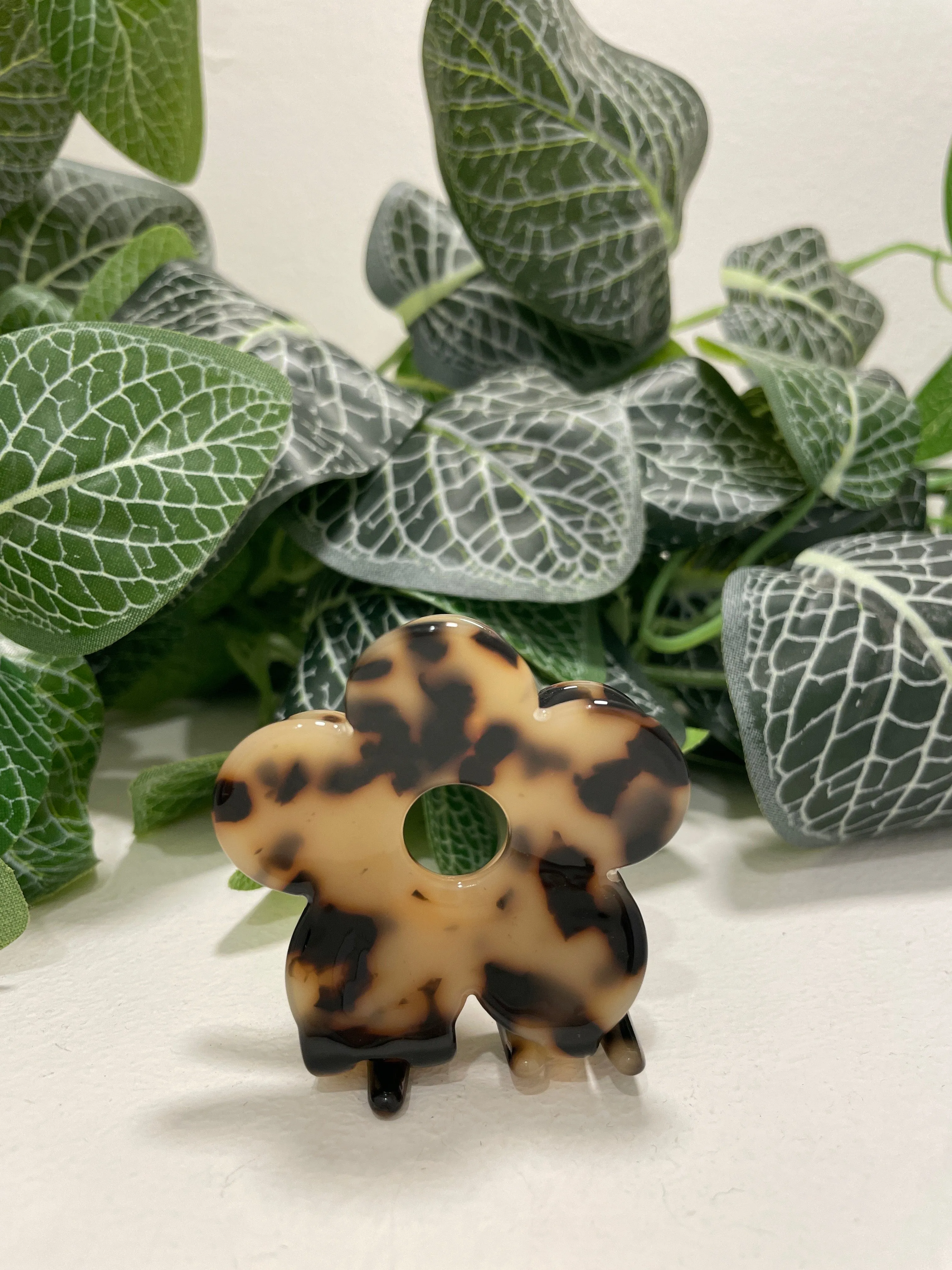 Flower Hair Claw Clips