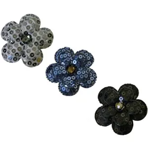 Flower Hair Clips | Set of 3