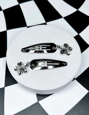 FLOWER HAIR CLIPS