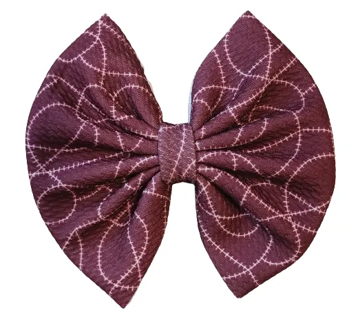 Football Stitches Bow