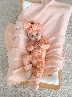 Frill Zip Romper | Goldie Floral
