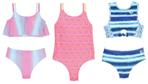 G-BG32S - Wholesale Girl's One-Piece & Two-Piece Swimsuits