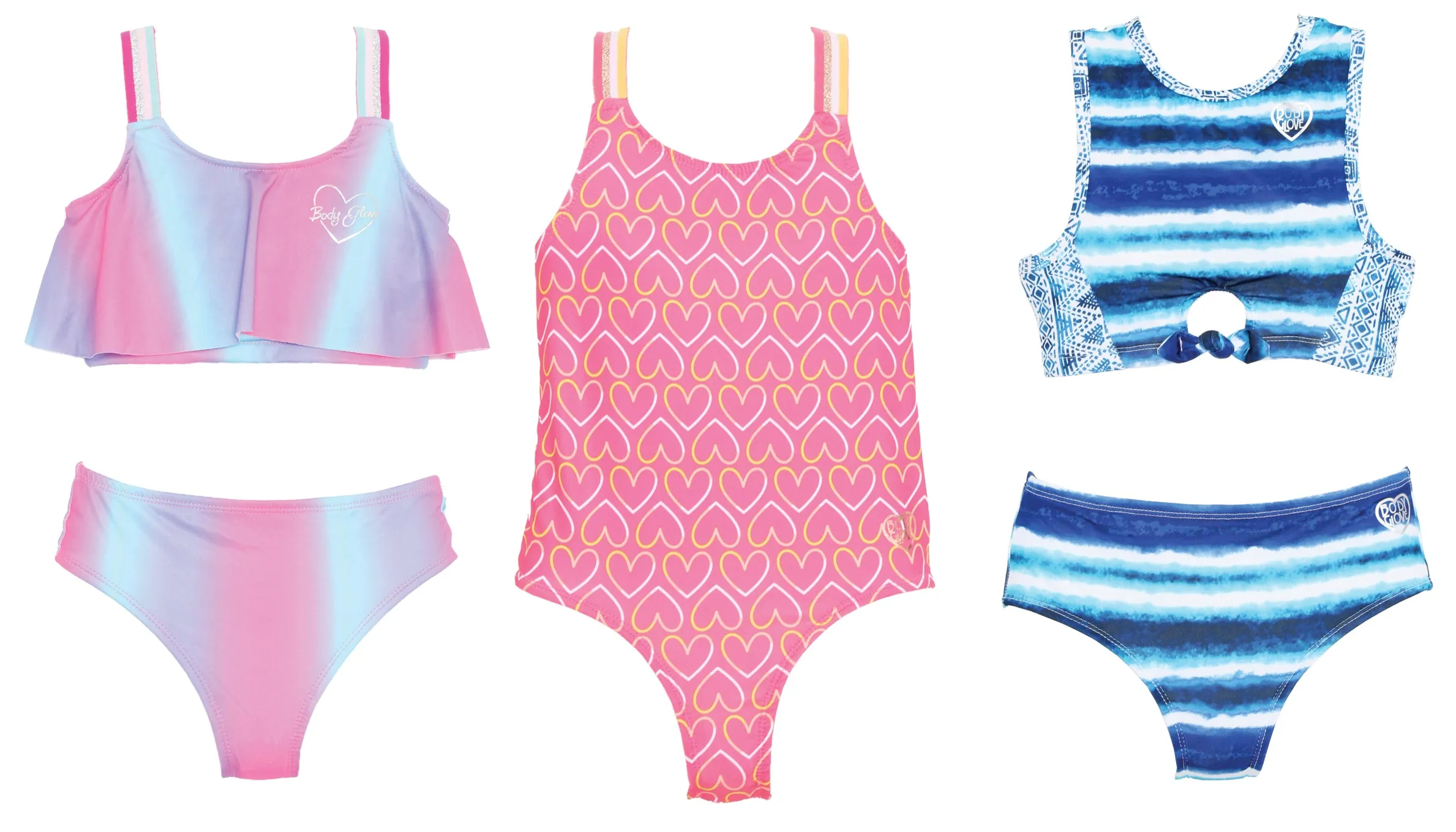 G-BG32S - Wholesale Girl's One-Piece & Two-Piece Swimsuits