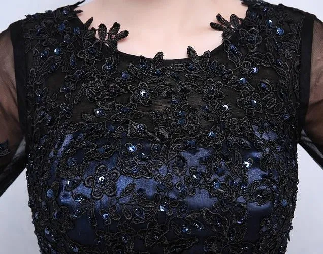 G101 (5) Blue and Black Pre Wdding Gown, Size (XS-30 to 4XL-48)