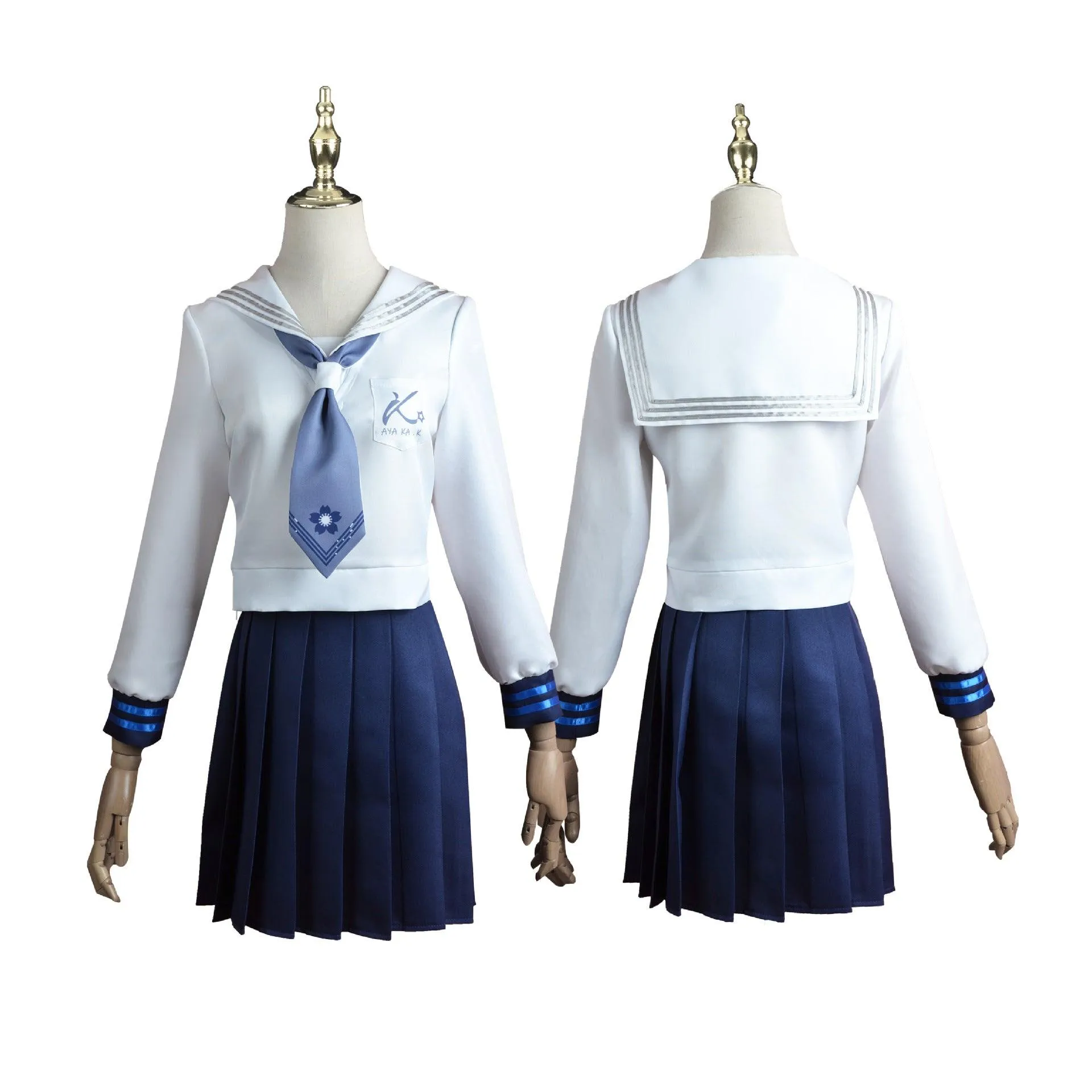 Genshin Impact Kamisato Ayaka School Uniform Cosplay Costume