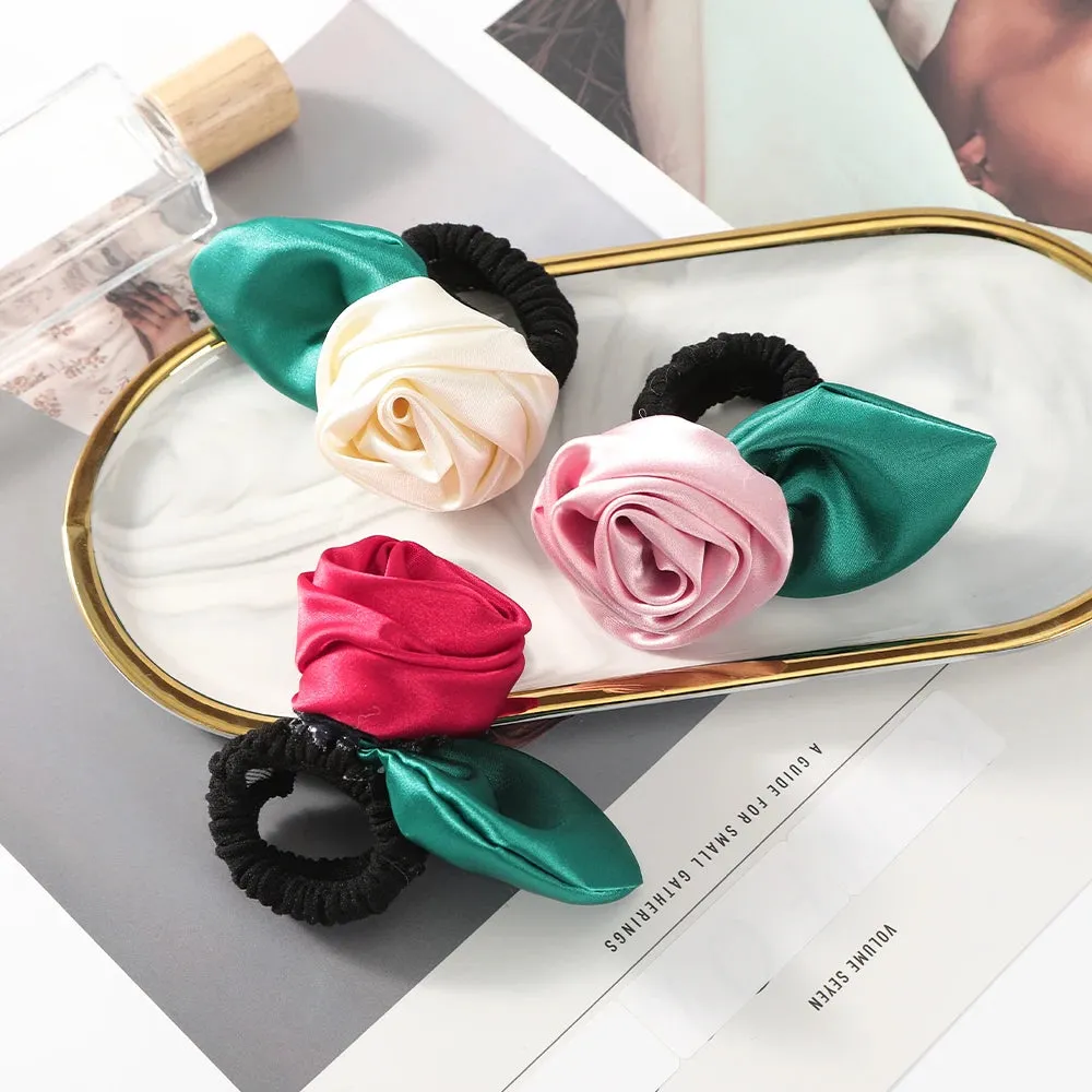 Georgiana Satin Flower Hair Pins