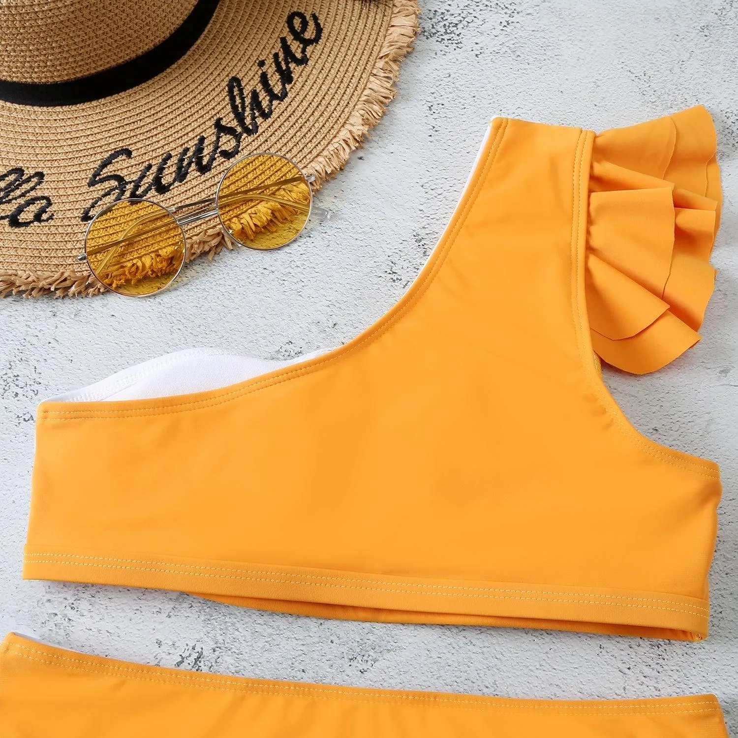 GFIT® One Shoulder Bikini High Waist Women's Swimsuits