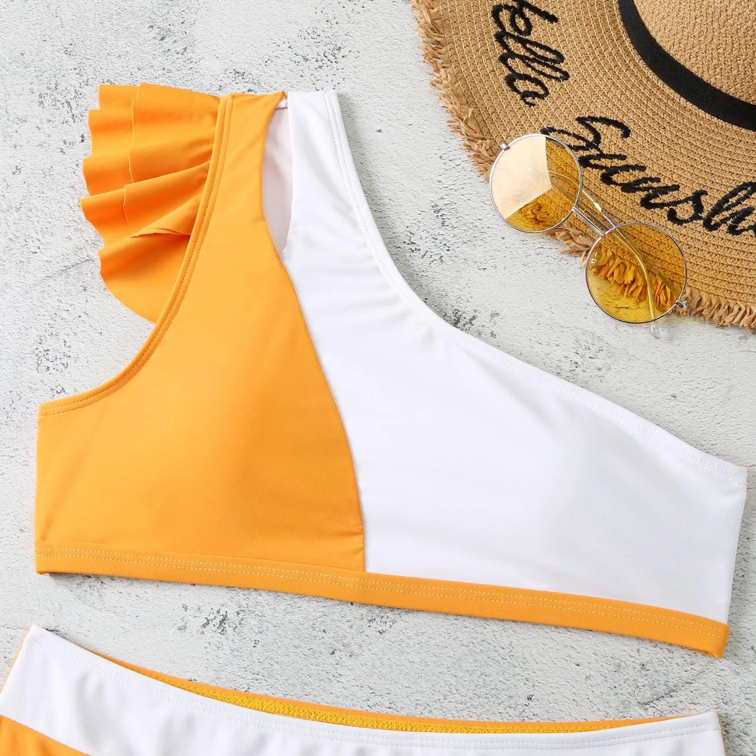 GFIT® One Shoulder Bikini High Waist Women's Swimsuits