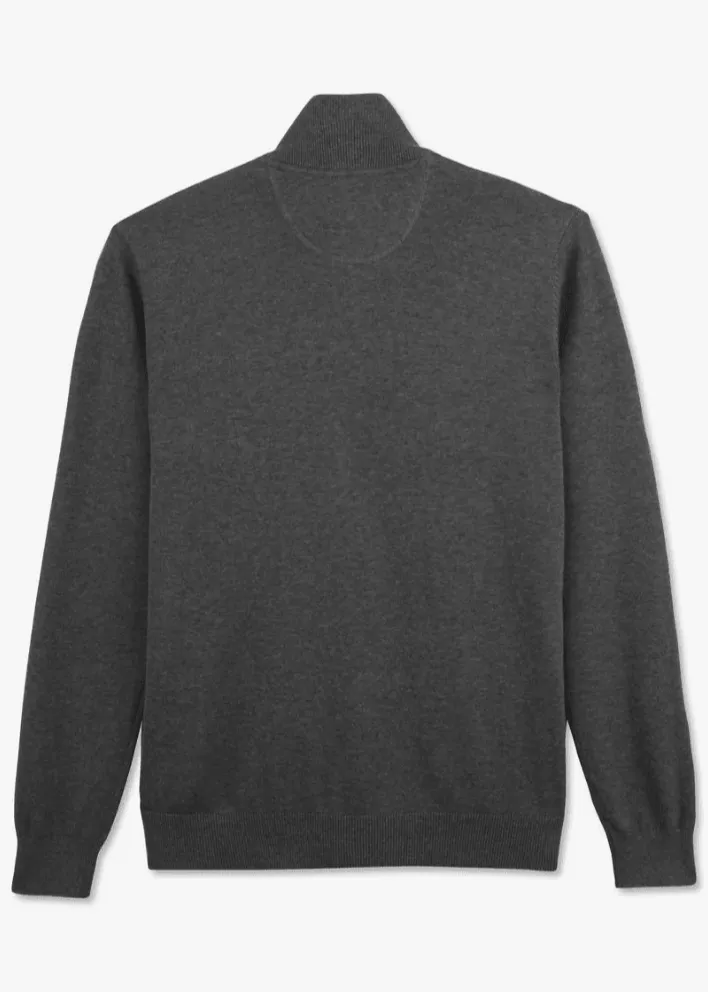 Gilet zippé Eden Park gris