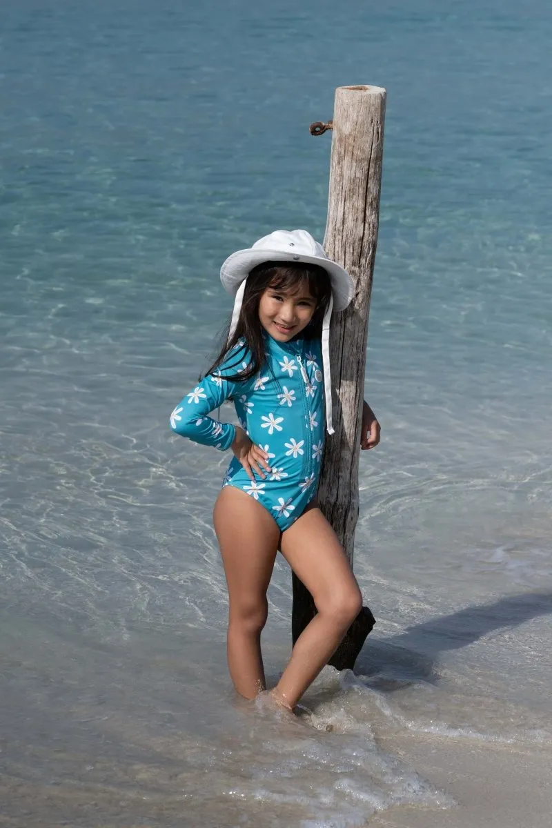 Girl swimsuit - Tropical flowers