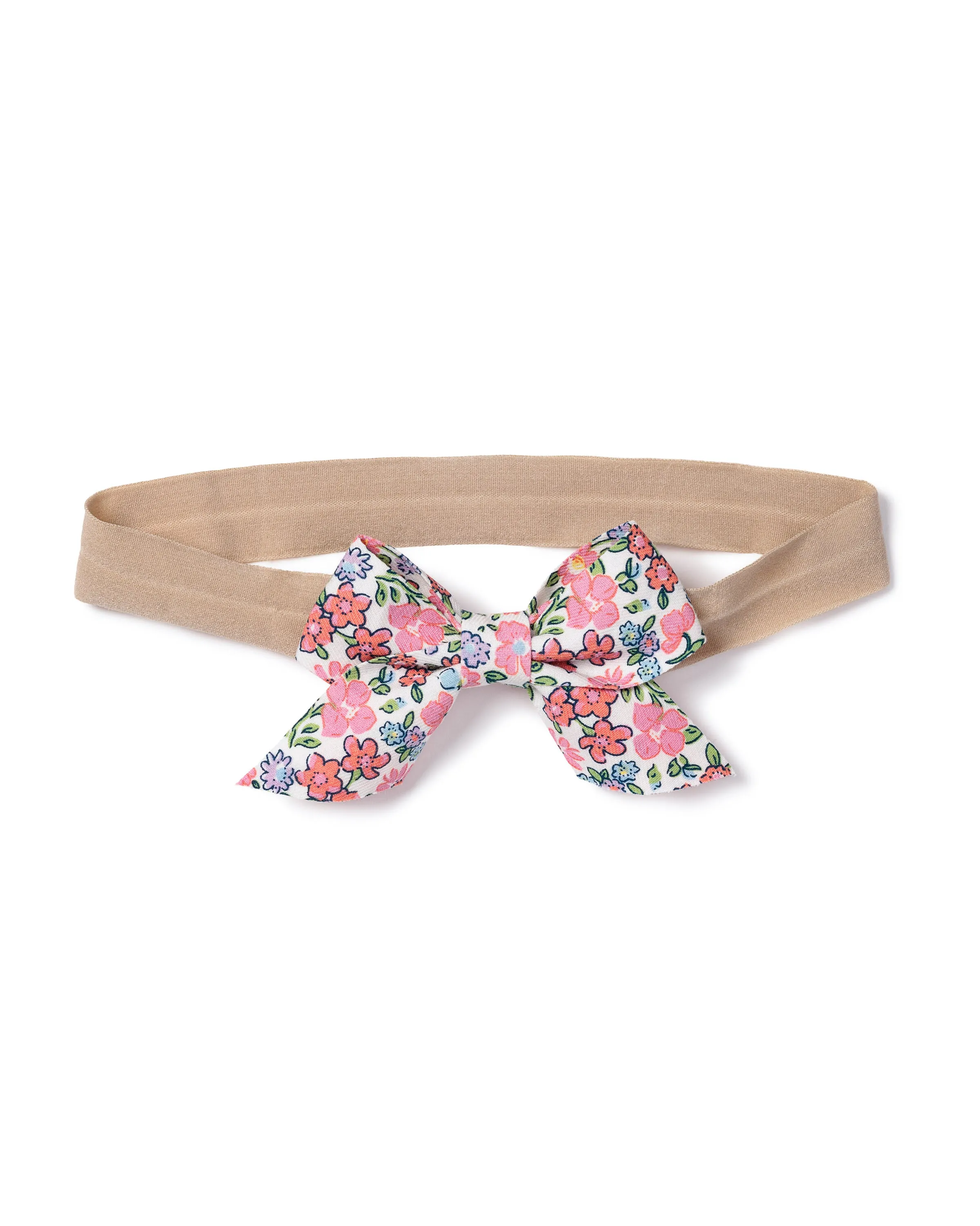 Girl's Hair Bows in Fleurs de Rose