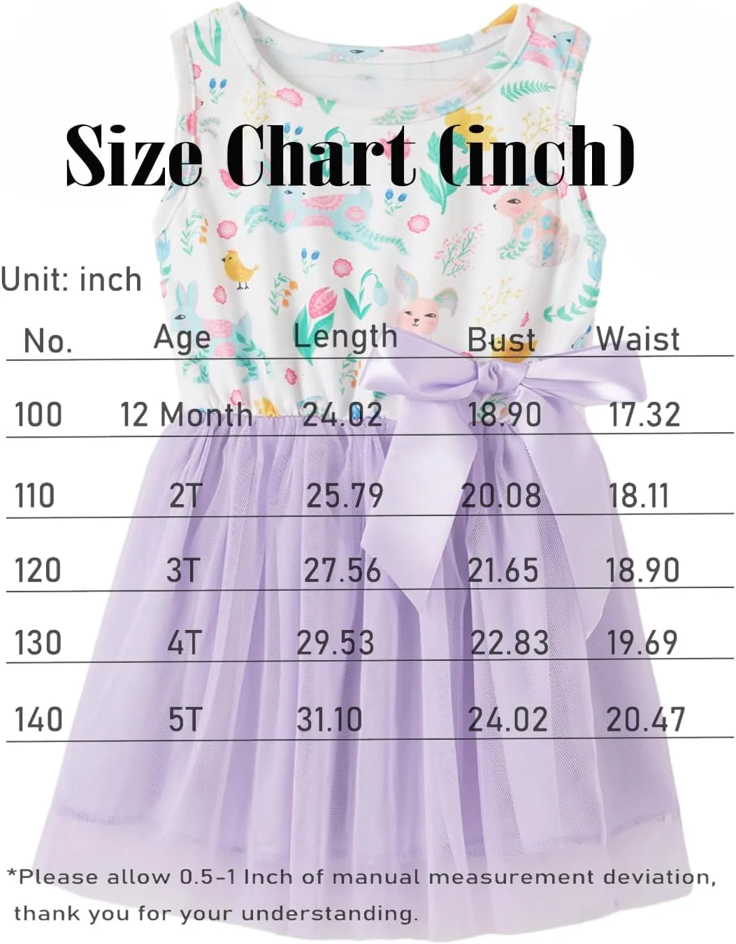 Girls Sleeveless Dress Toddler Bunny Tutu Sundress Casual Party Dresses