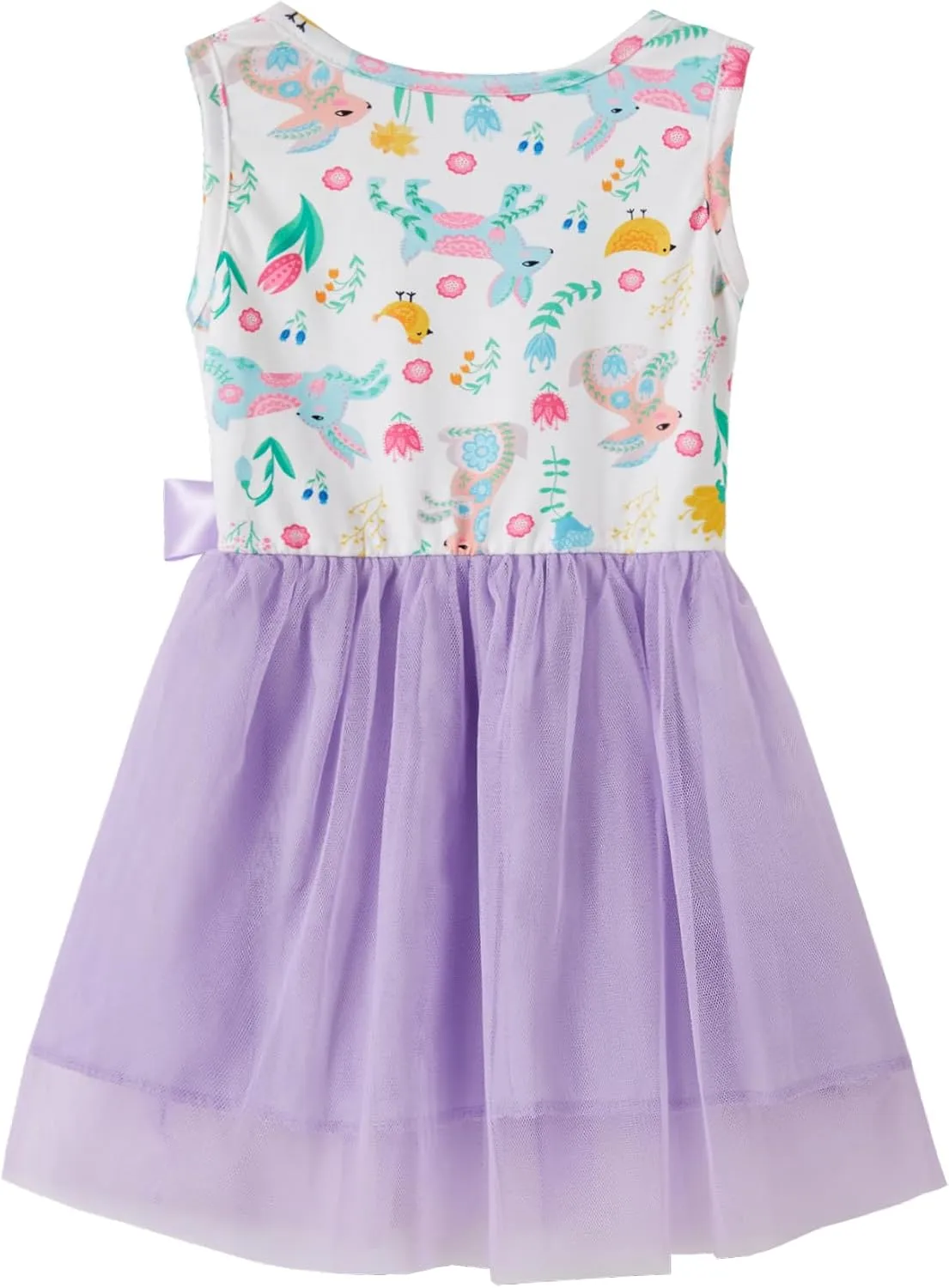 Girls Sleeveless Dress Toddler Bunny Tutu Sundress Casual Party Dresses