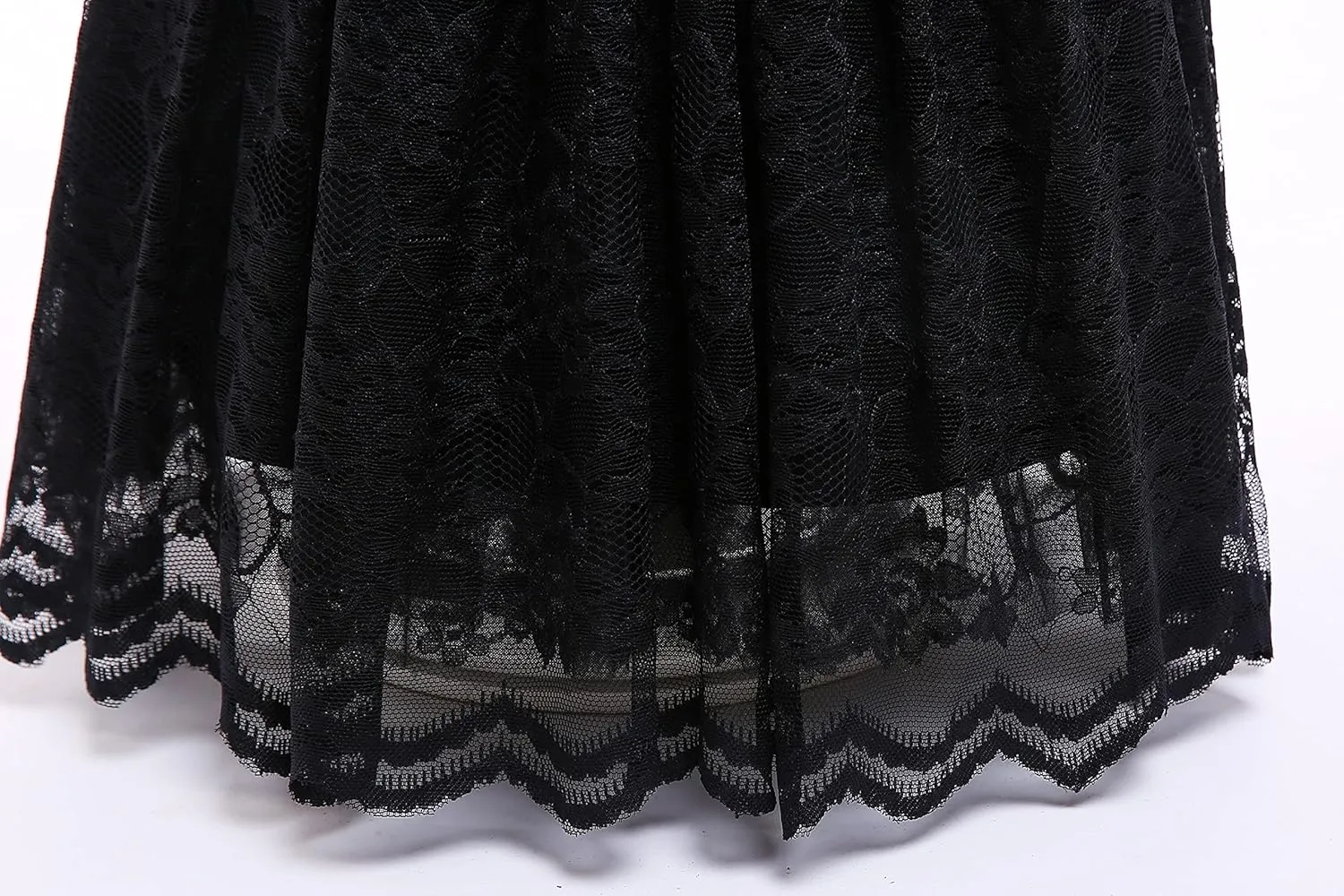 Glamulice Full Lace Flower Girls Dress Long A Line Bridesmaid Wedding Tulle Dresses Birthday Formal Party Ball Gown
