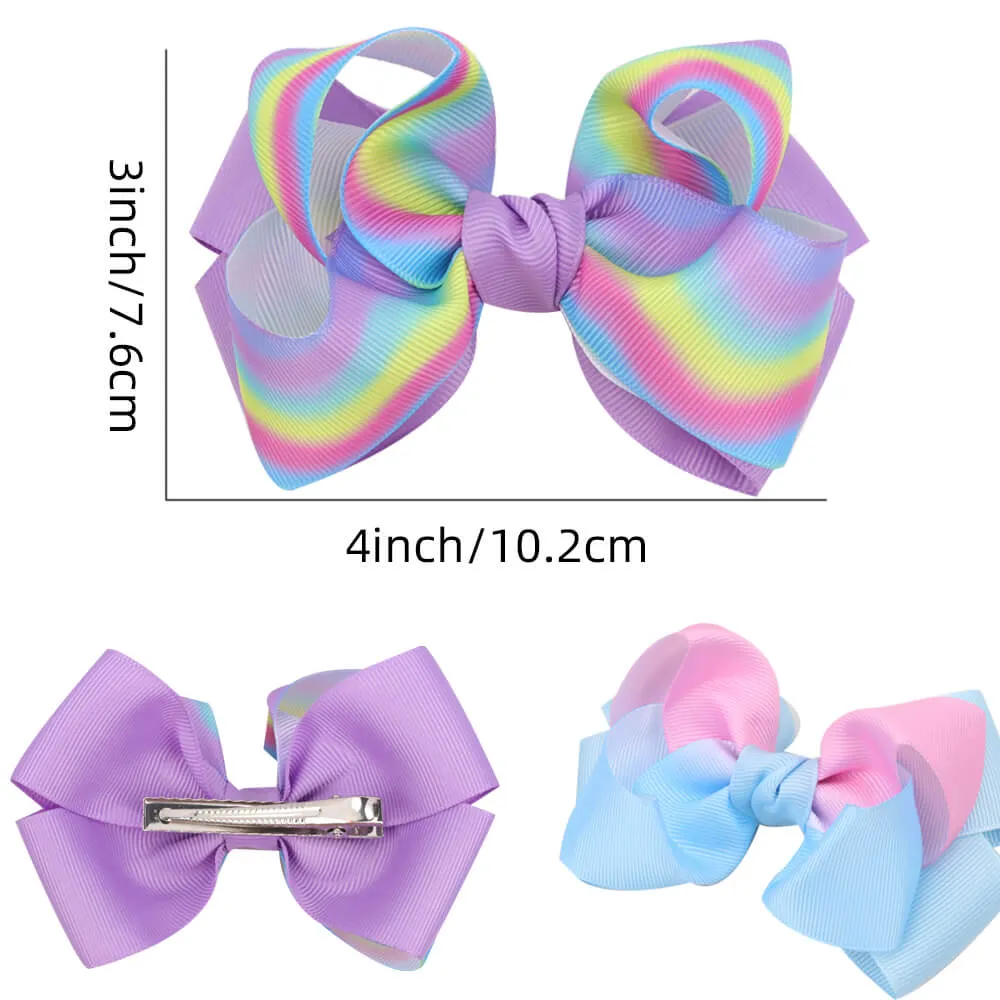 Gradient Grosgrain Girl Hair Bows
