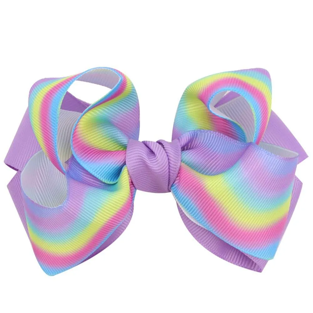 Gradient Grosgrain Girl Hair Bows