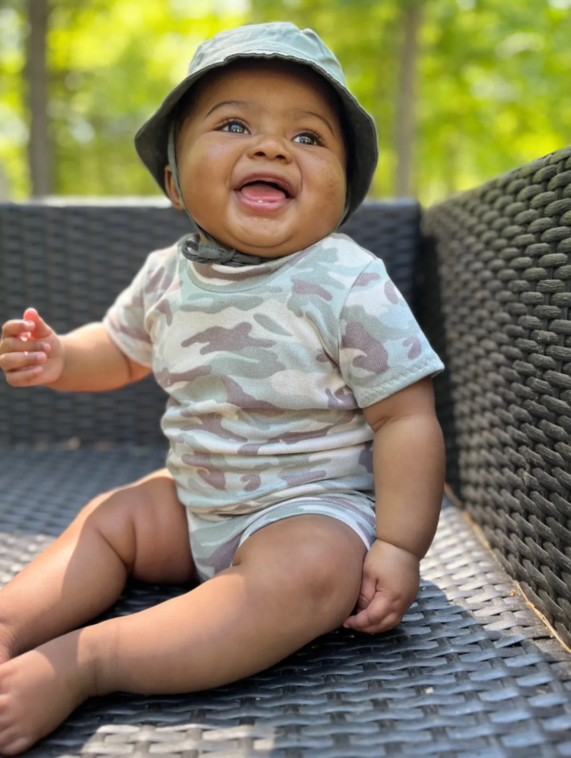 Green Camo Summer Lounge Set