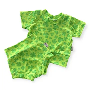 Green Shamrocks Summer Lounge Set