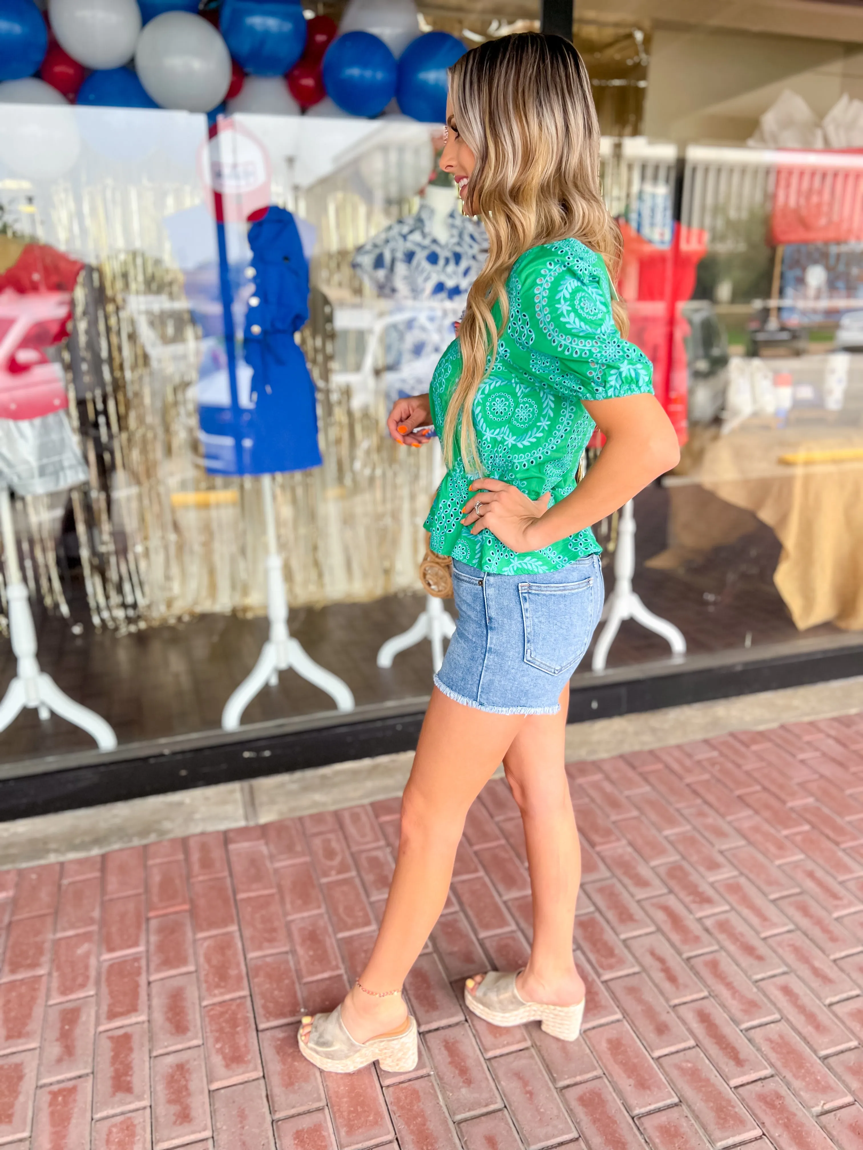 Haisley Embroidered Top