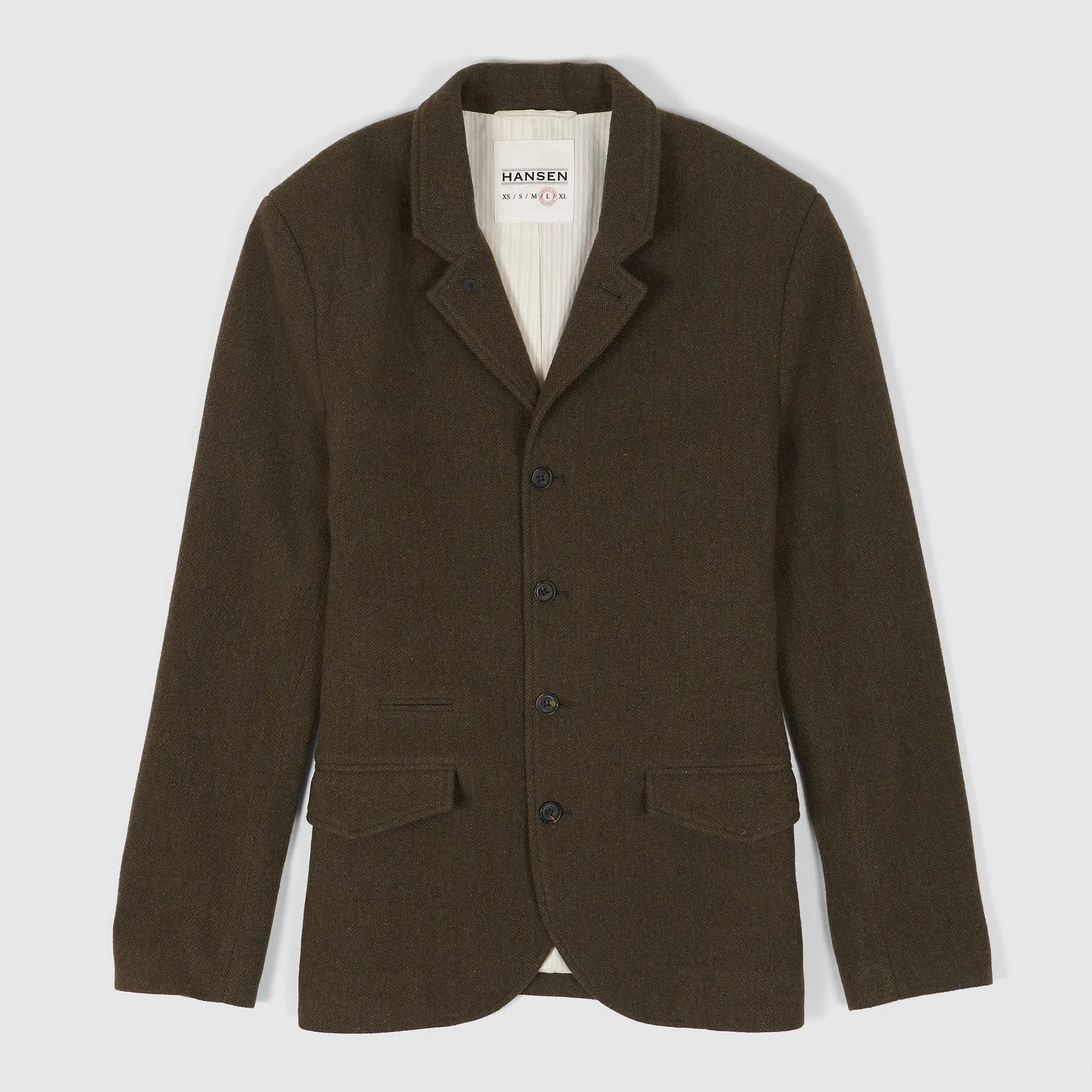 Hansen Four Button Wool Blazer