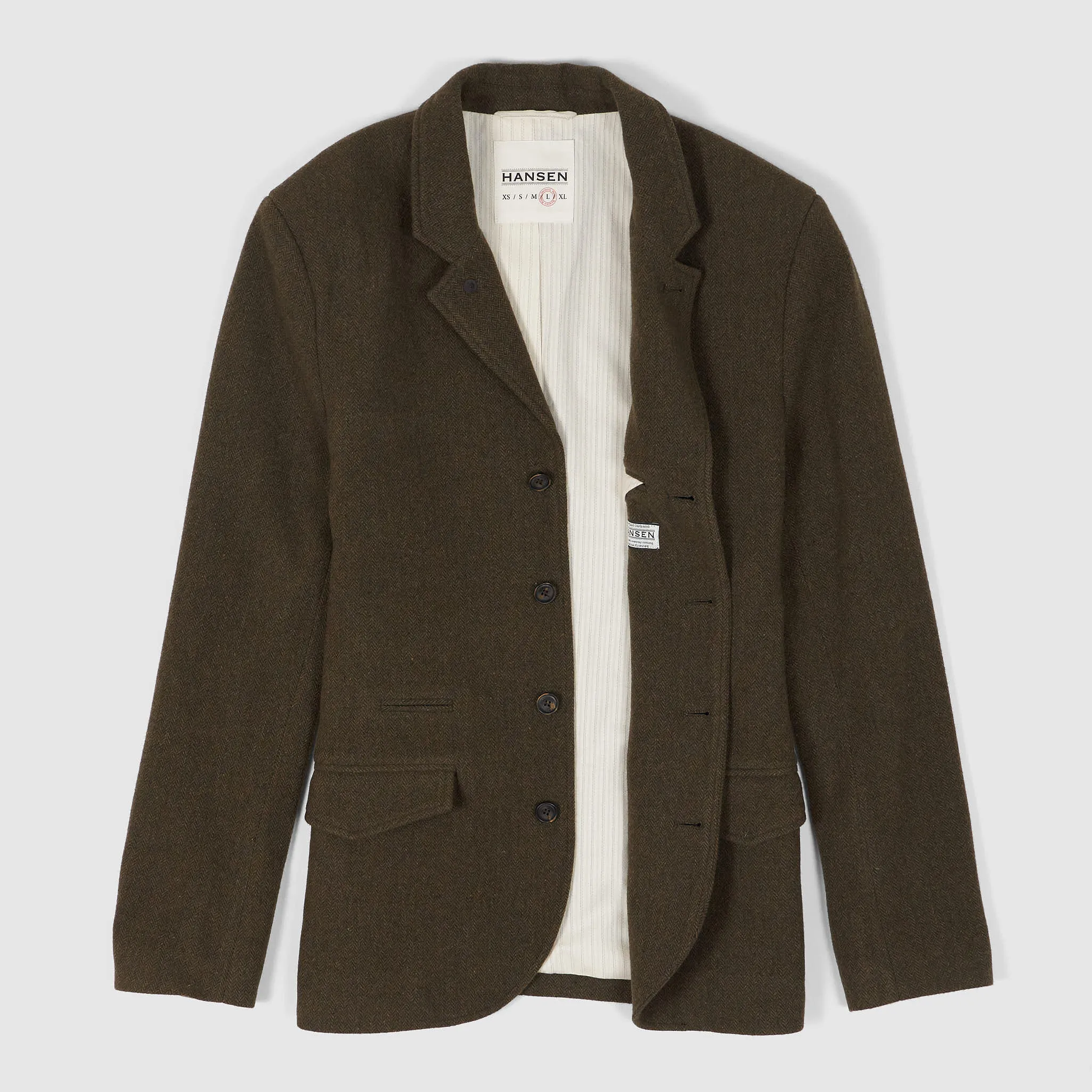Hansen Four Button Wool Blazer