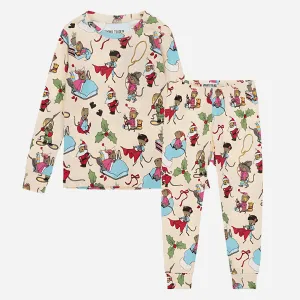 Hatley Books to Bed - Santa mouse pajama set