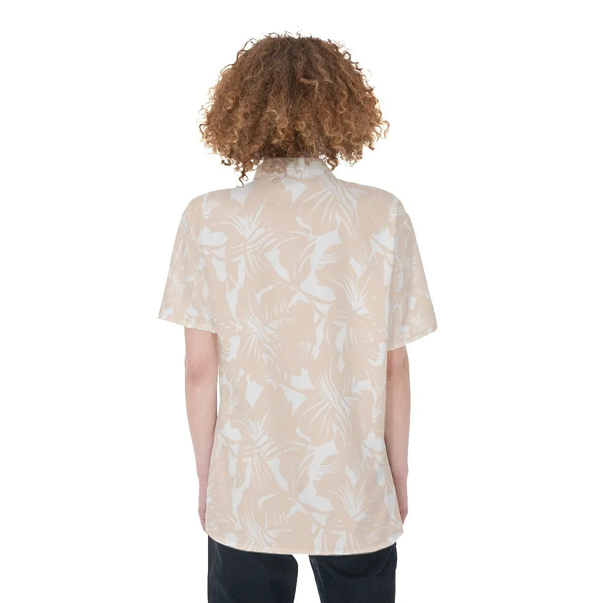 Hawaii Blush - Short Sleeve Shirt With Pocket