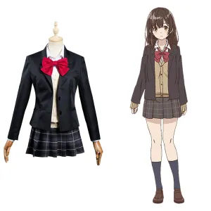 Higehiro: After Being Rejected, I Shaved and Took in a High School Runaway.  Ogiwara Sayu Halloween Carnival Suit Uniform Skirt Cosplay Costume Outfits