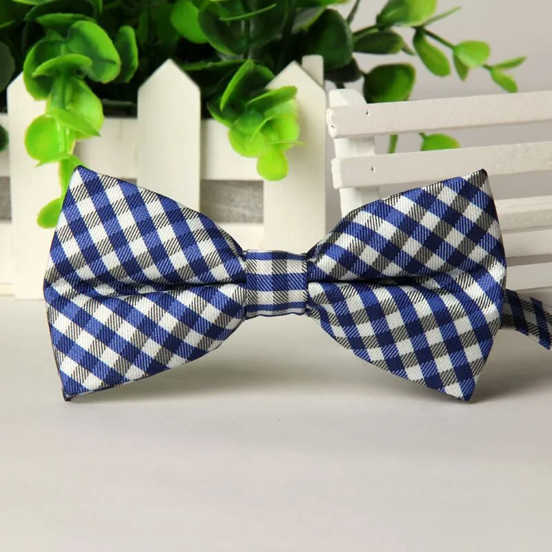 High quality fashion men casual Cotton bow tie men's bowties for man butterfly cravat Plaid bowtie