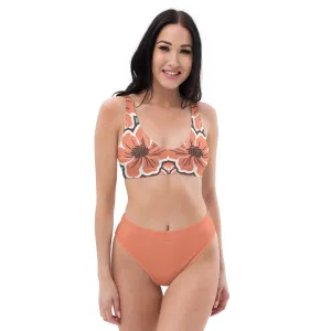 High Waisted Bikini Womens (Glamourange Luxury Bikini High Waisted - 0073 Patterns Model)
