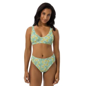 High Waisted Bikini Womens (Glamourange Luxury Bikini High Waisted - 0074 Patterns Model)