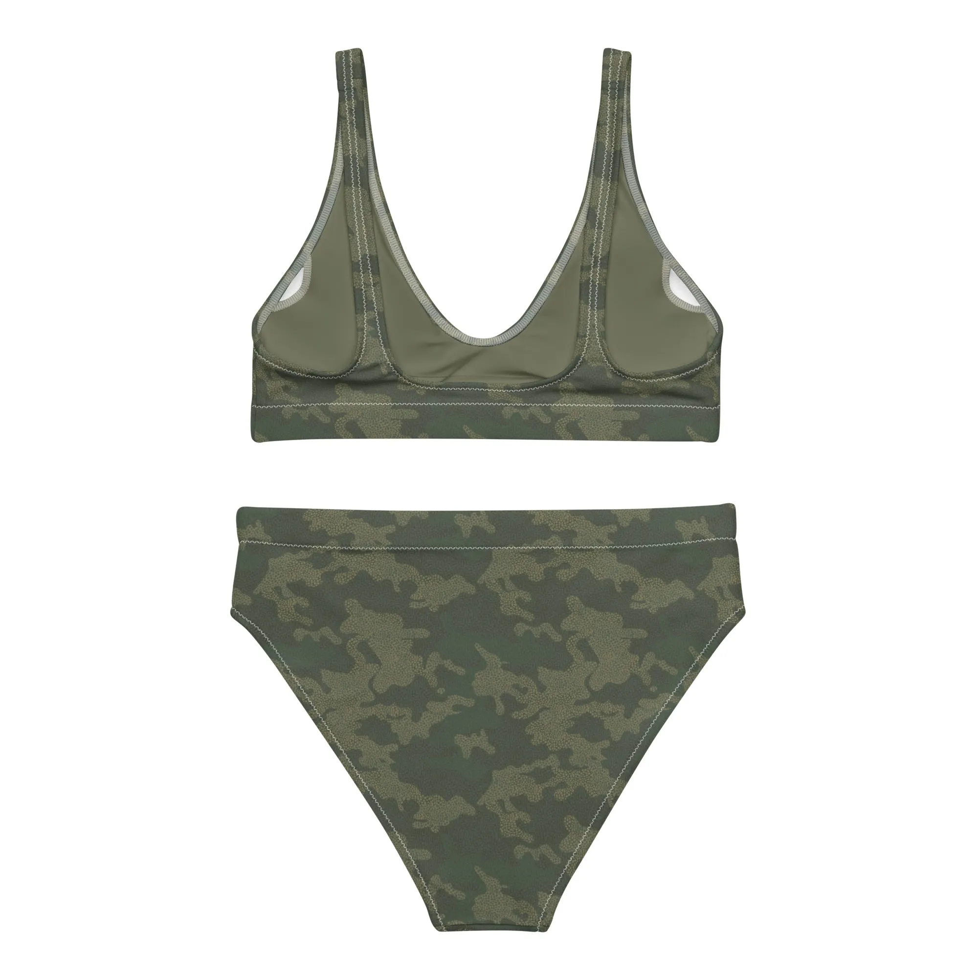 High Waisted Bikini Womens (Glamourange Luxury Bikini High Waisted - 008 Patterns Model)