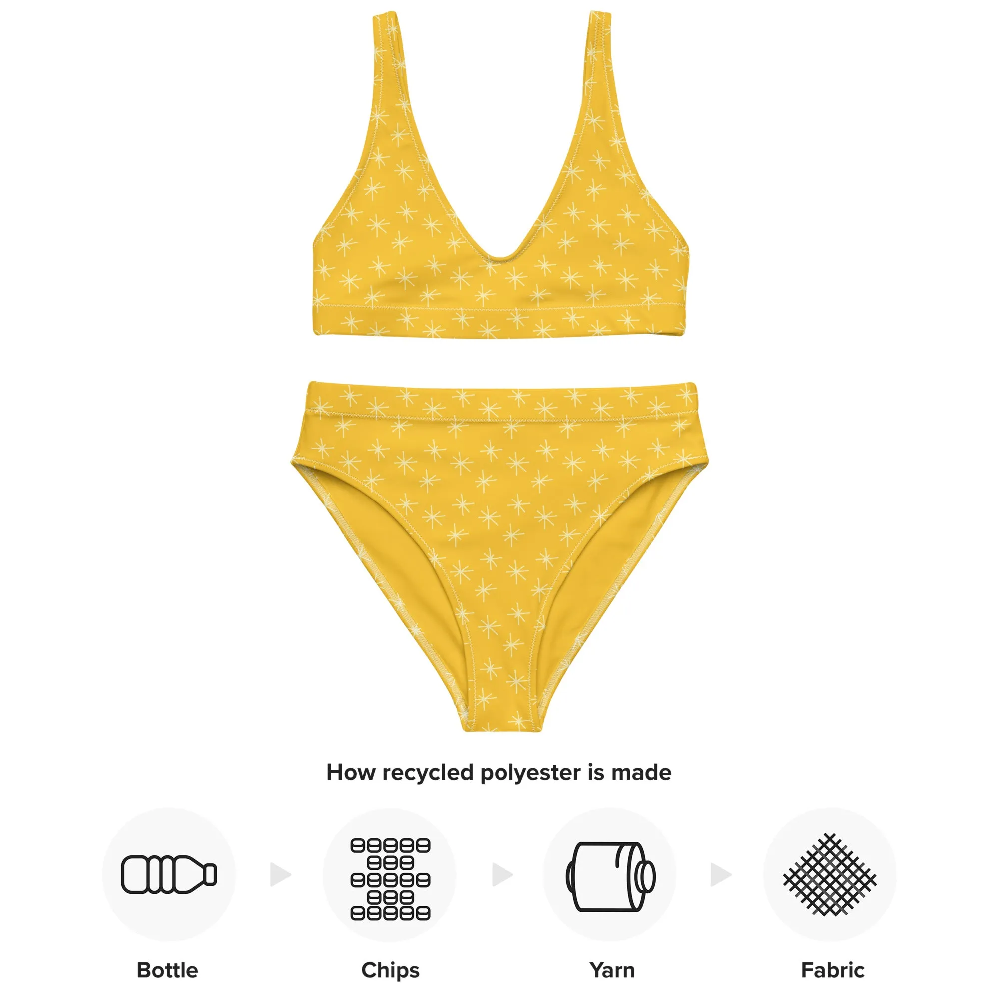High Waisted Bikini Womens (Glamourange Luxury Bikini High Waisted - 0099 Patterns Model)