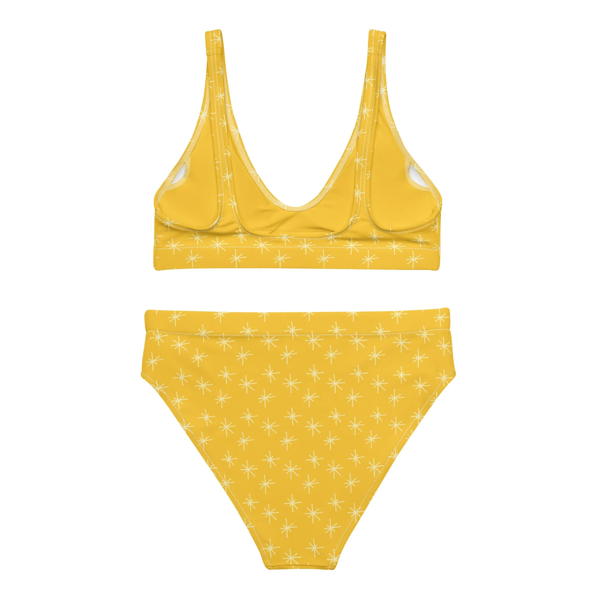 High Waisted Bikini Womens (Glamourange Luxury Bikini High Waisted - 0099 Patterns Model)