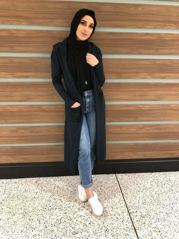 Hoodie Pocket Cardigan