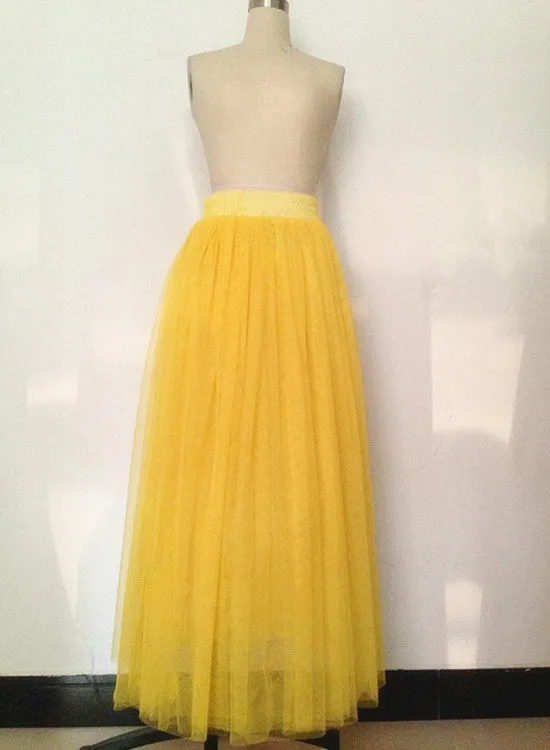 Hoombox Lovely Tulle Skirt, Tulle A-Line Skirts, Women Beautiful Skirts