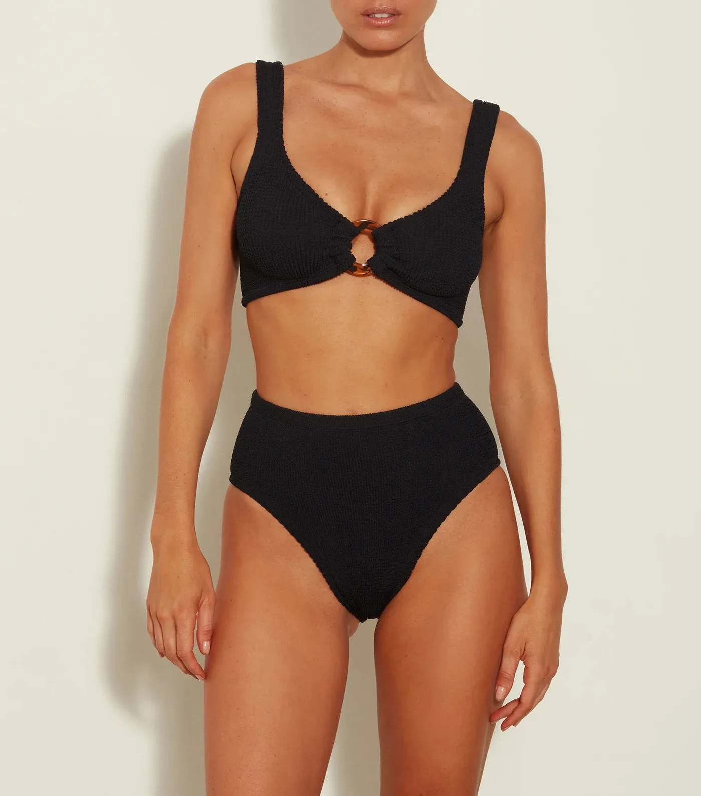 HUNZA G - Nadine Bikini Black