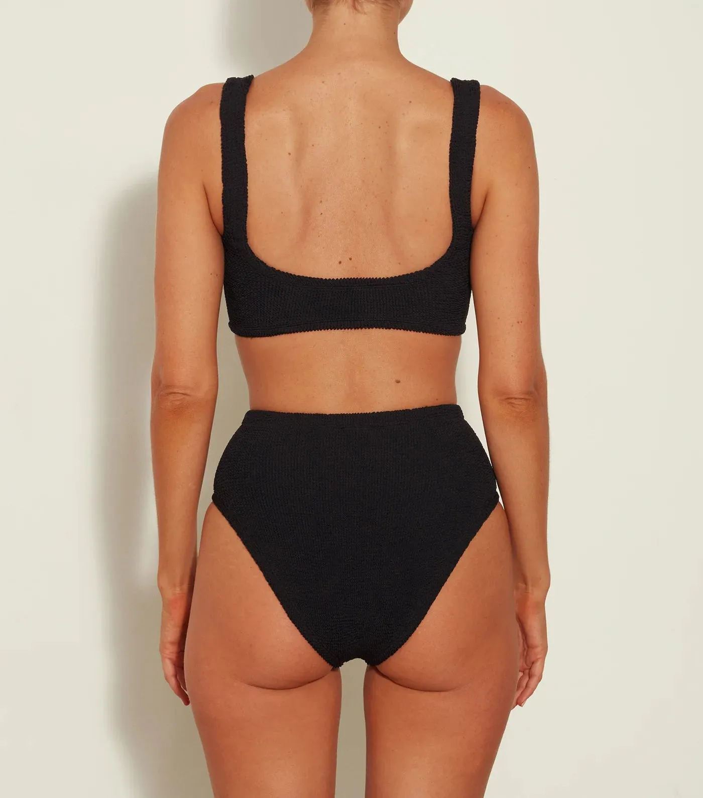 HUNZA G - Nadine Bikini Black