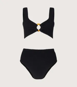 HUNZA G - Nadine Bikini Black
