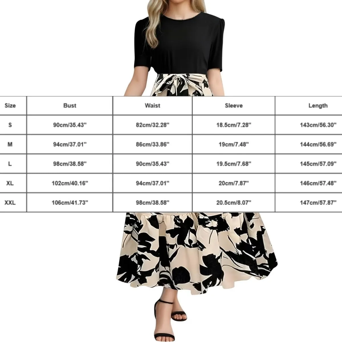 Independence Day Summer Dresses for Women Tie Belted Ruffle Hem A Line Boho Maxi Dress Short Sleeve Flowy Long Dress