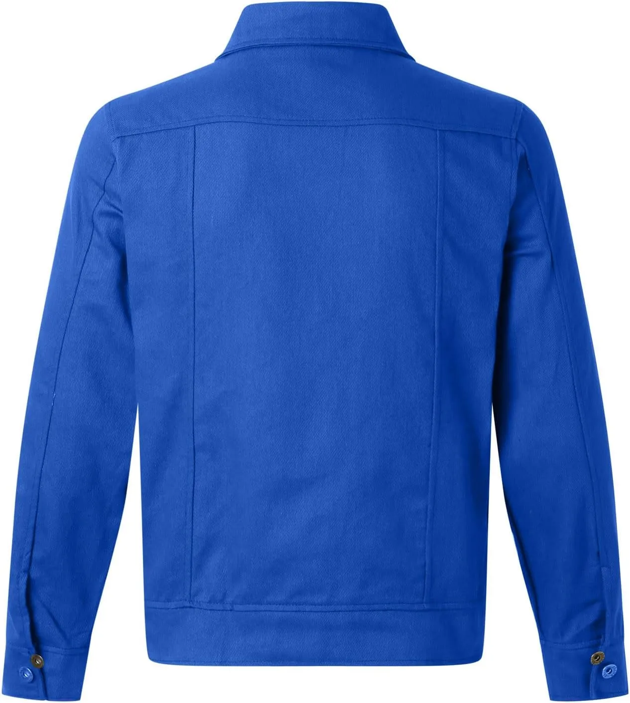 Jean Denim Jacket for Men Trucker Casual Jackets Slim Fit Jacket Coat Vintage Button Up Jacket with Pockets