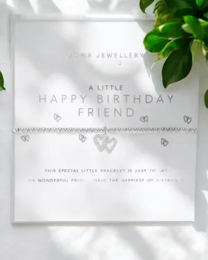 Joma Jewellery - A Little Bracelet Happy Birthday Friend