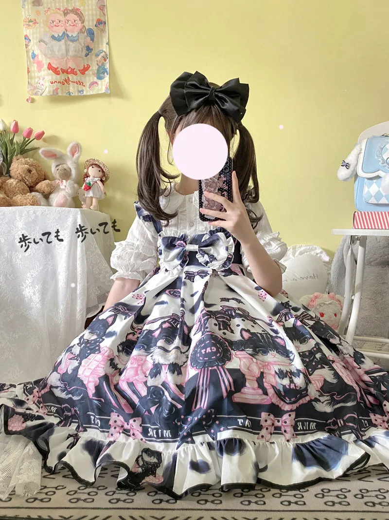 JSK Dress♥Ready to Ship♥Milk Cat ♥ Sweet Lolita Dress