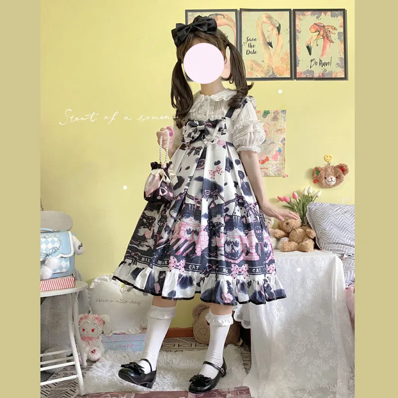 JSK Dress♥Ready to Ship♥Milk Cat ♥ Sweet Lolita Dress