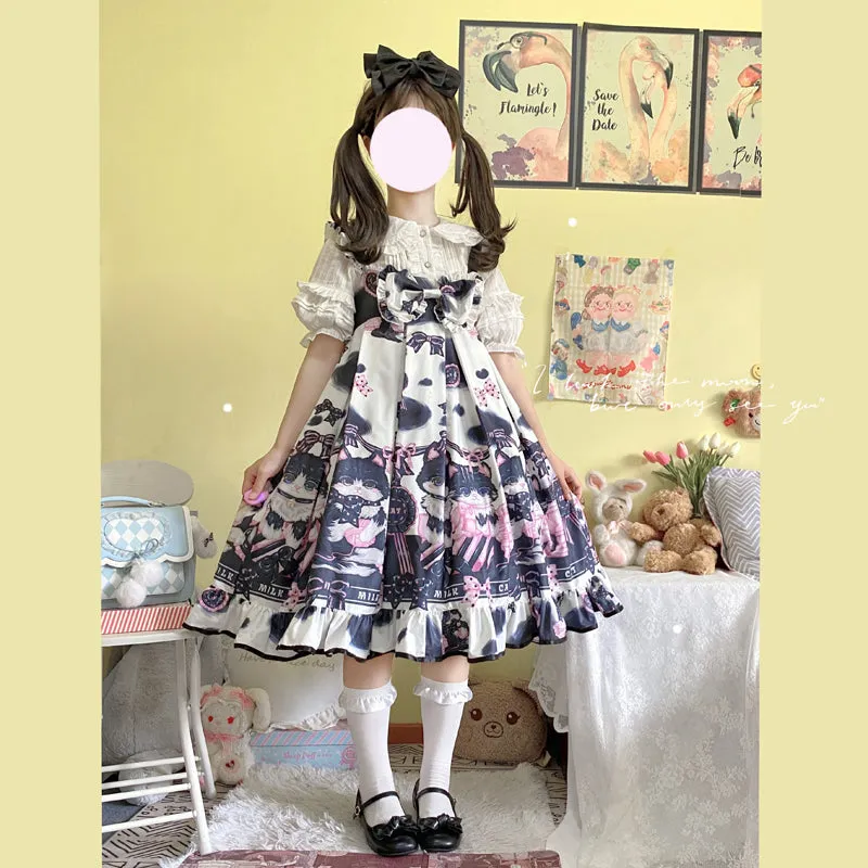 JSK Dress♥Ready to Ship♥Milk Cat ♥ Sweet Lolita Dress