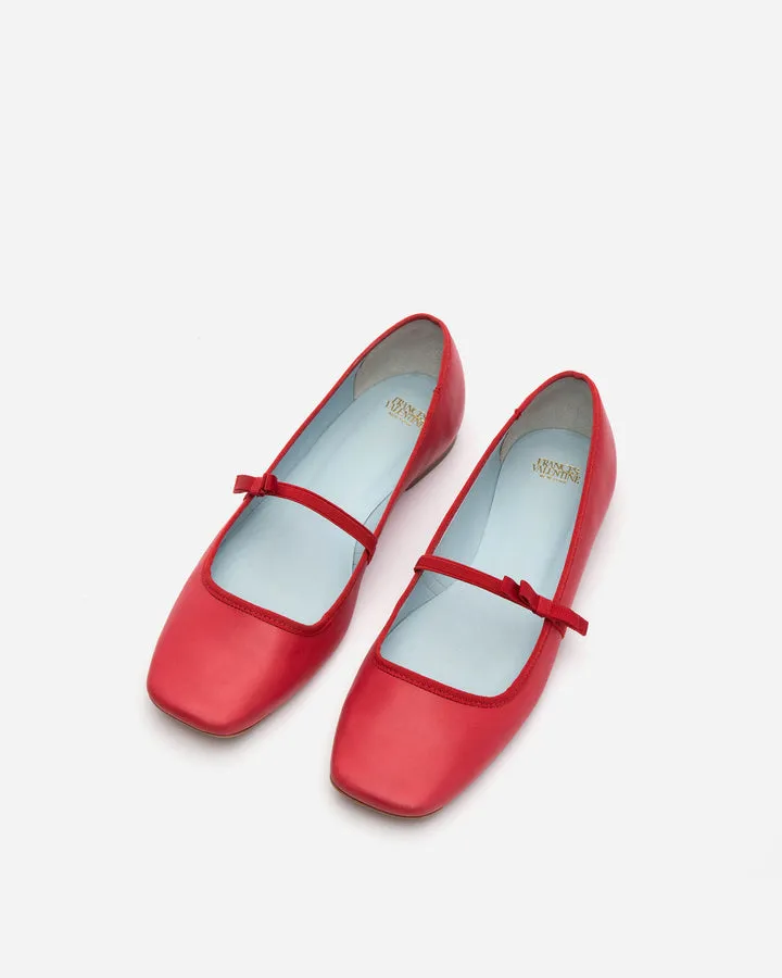 Jude Mary Jane Leather Flat