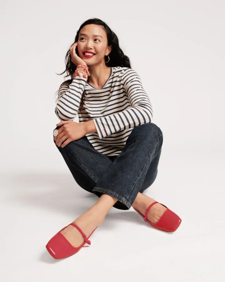 Jude Mary Jane Leather Flat